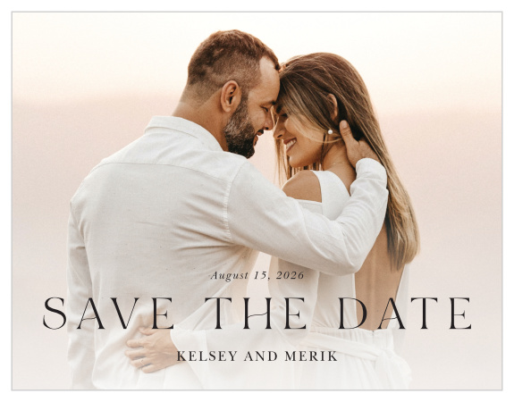 Let family and friends know that your big day is coming up with our Botanique Elegance Wedding Arch Save the Date Magnets.