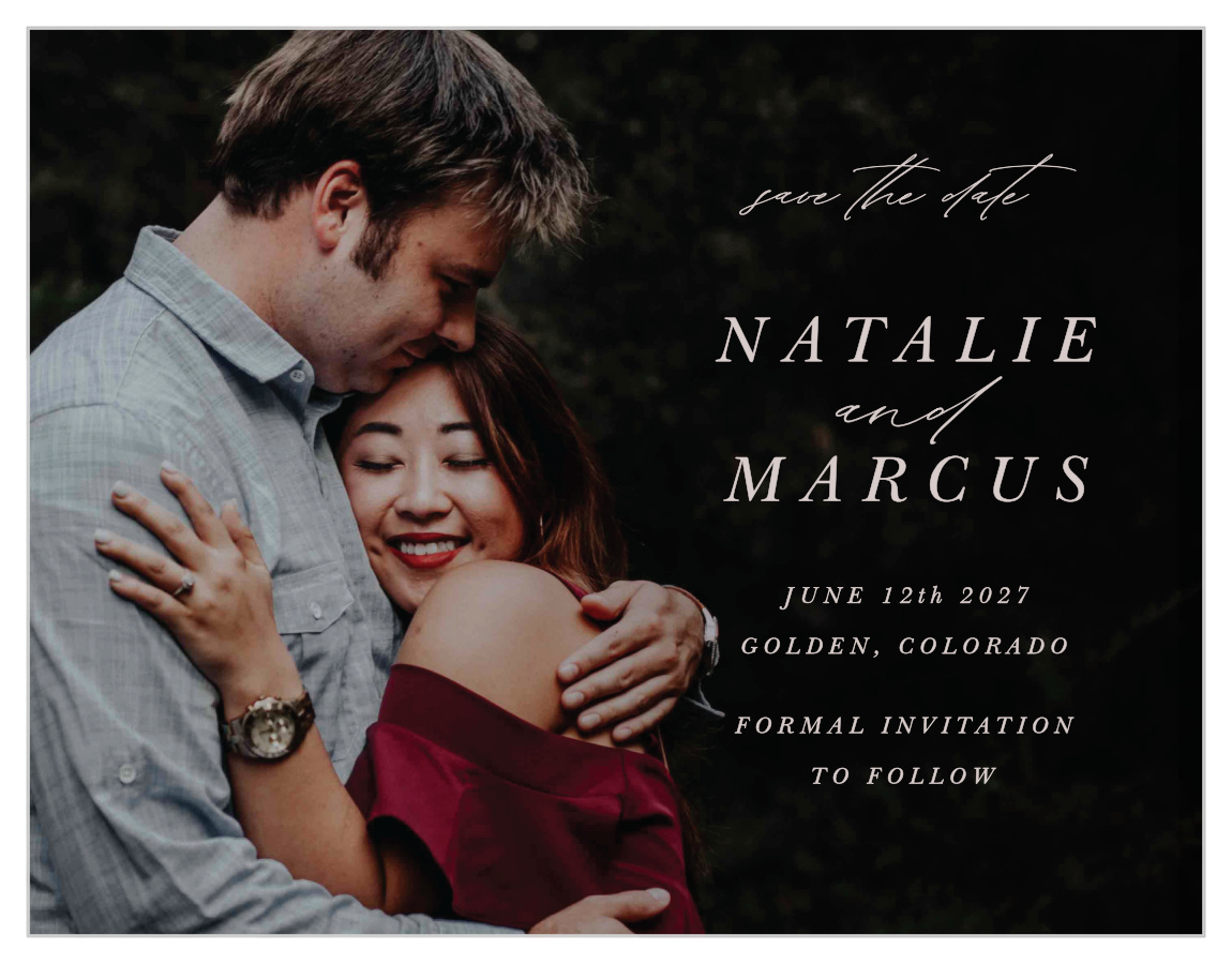 Color Blocks Wedding Arch Save the Date Magnets