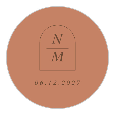 Color Blocks Wedding Arch Stickers