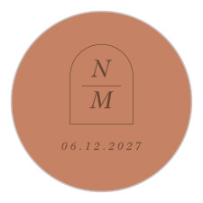 Our Color Blocks Wedding Arch Stickers are the perfect touch to the envelopes that will be sent out to your guests.