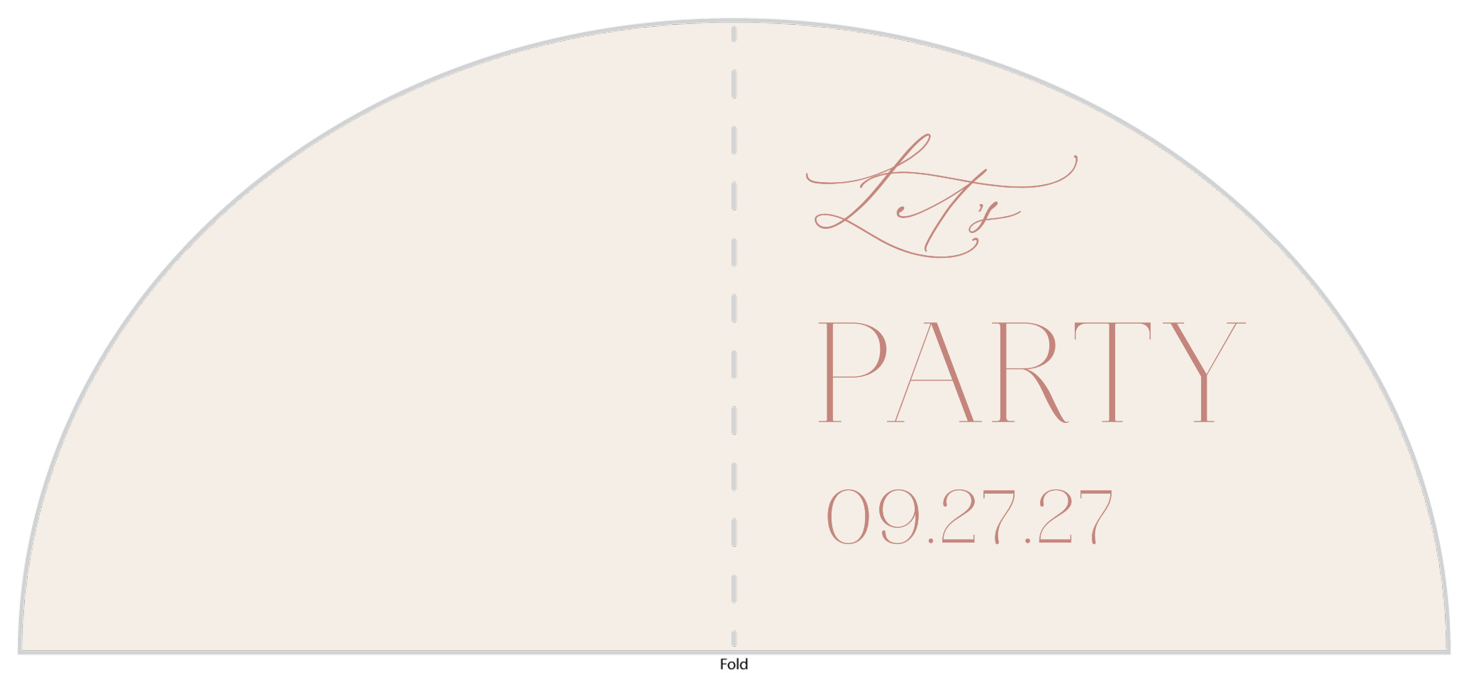 Warm Glow Wedding Arch Detail Cards