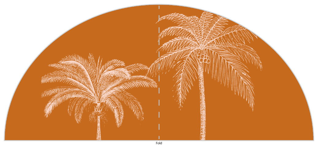 Pretty Palms Wedding Arch Detail Cards