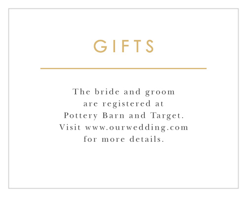 Double Hearts Registry Cards