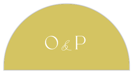 Painted Tile Wedding Arch Accent Cards