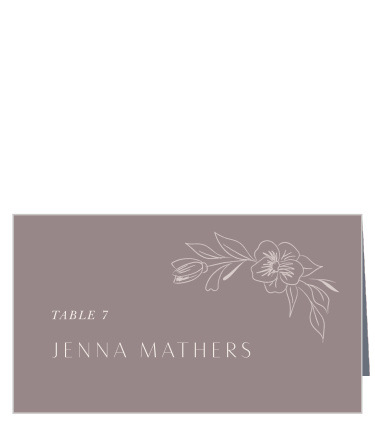 Our Wreath of Florals Wedding Arch Place Cards help family and friends find their seats on your special day.