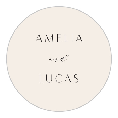 Wreath of Florals Wedding Arch Stickers