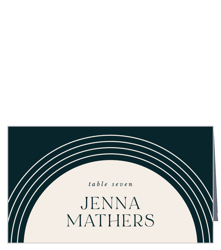 Modern Arches Wedding Arch Place Cards