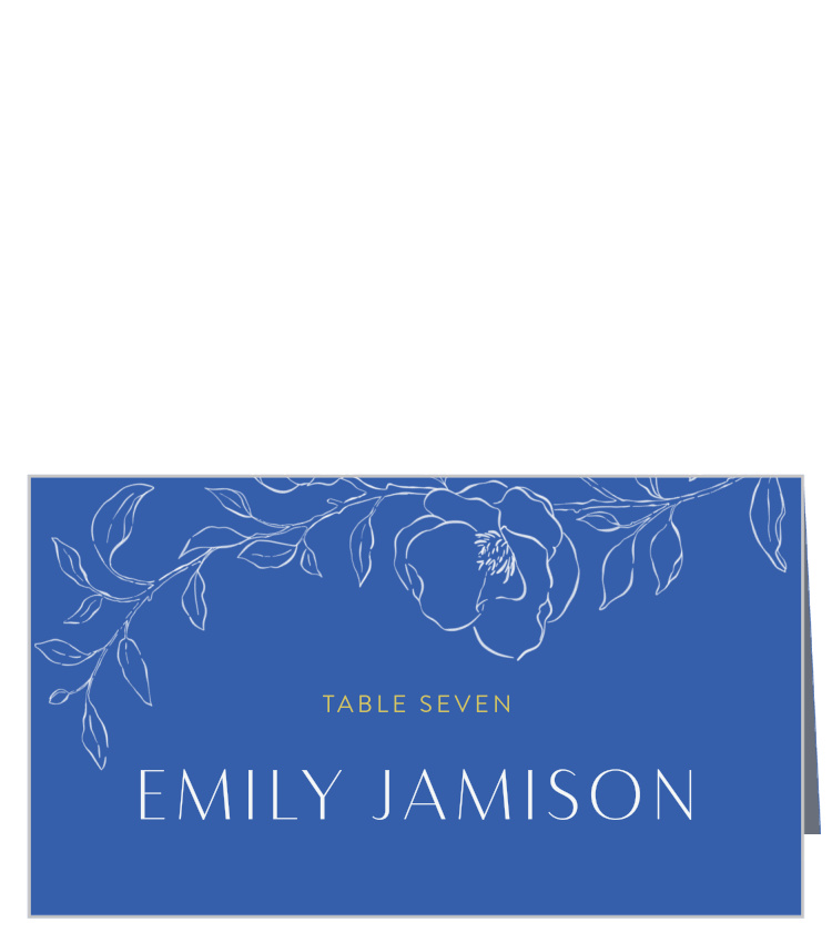 Summer Magnolias Wedding Arch Place Cards