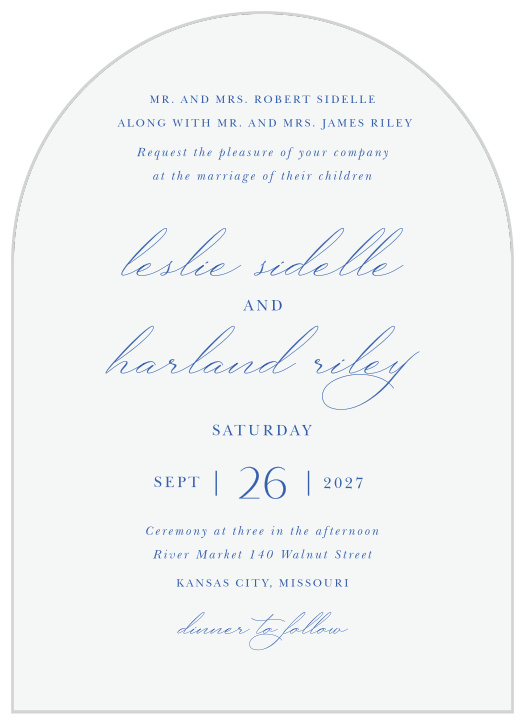 Present your upcoming wedding in style with our Summer Magnolias Wedding Arch Invitations. 