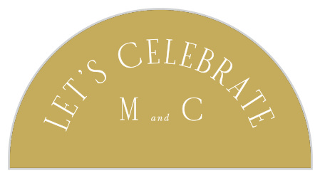 Type Arch Wedding Arch Accent Cards