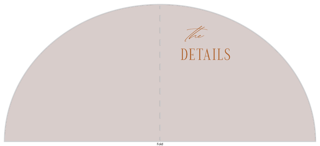 Type Arch Wedding Arch Detail Cards