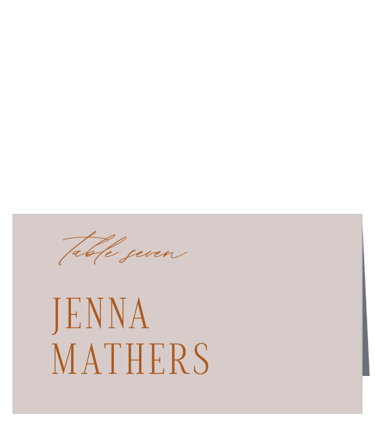 Type Arch Wedding Arch Place Cards