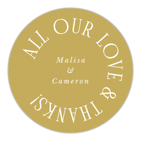 Type Arch Wedding Arch Stickers