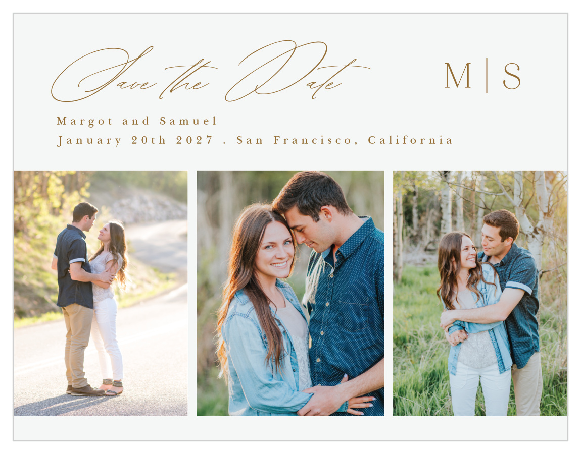 Favorite Photo Wedding Arch Save the Date Magnets