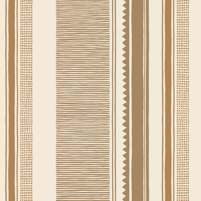 Add a boho touch to any wall in your home with our Artisanal Stripes Peel And Stick Removable Wallpaper.