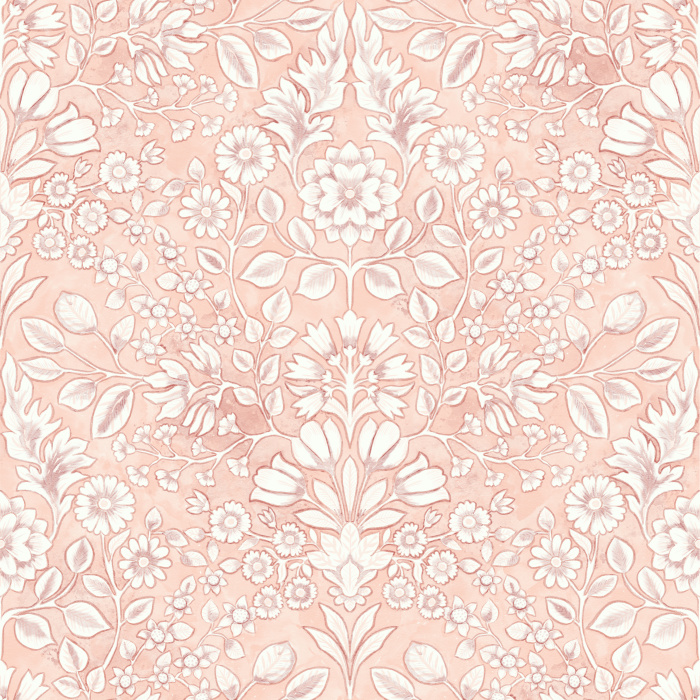 Our Springtime Damask Peel And Stick Removable Wallpaper is sure to add a classic touch of nature to any wall in your home.