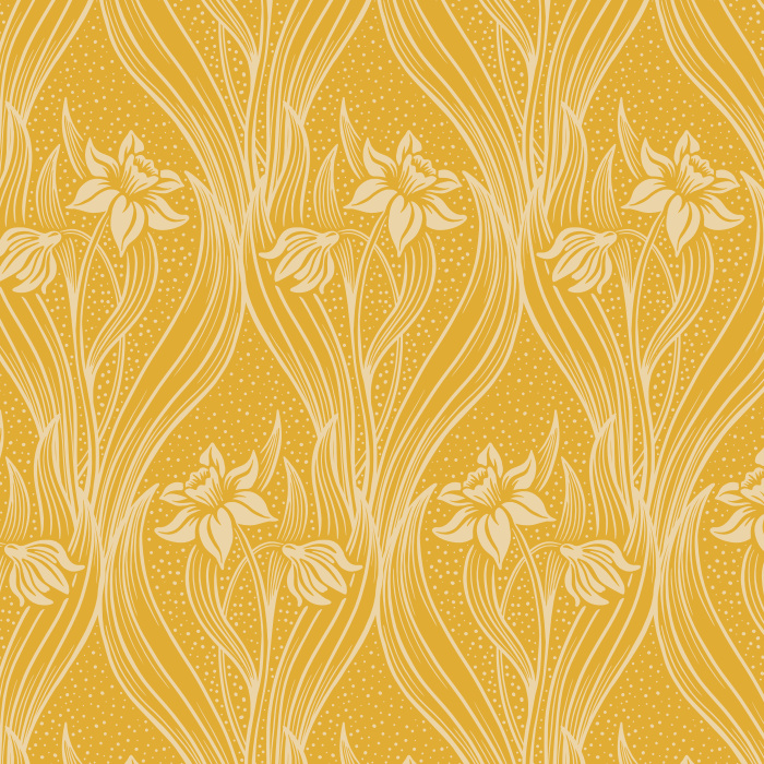 Bring some light into your interior design with our gorgeous Daffodil Delight Peel and Stick Removable Wallpaper. 