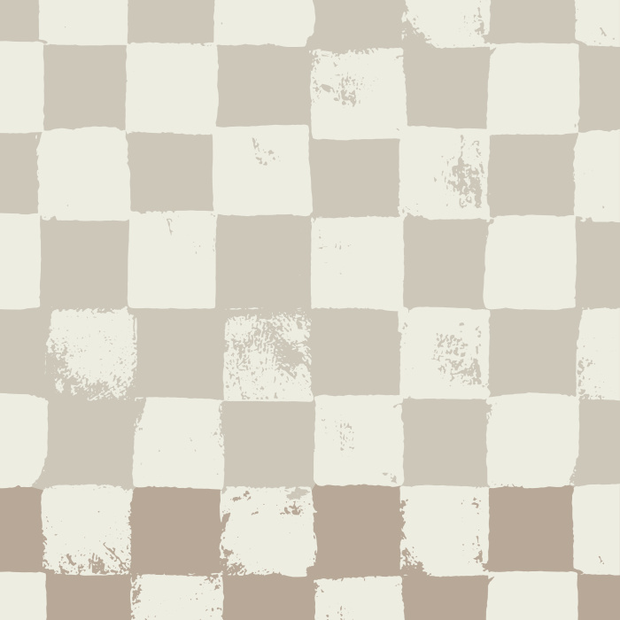 The Double Decker Checkered Peel And Stick Removable Wallpaper will add a modern twist to any wall in your home. 
