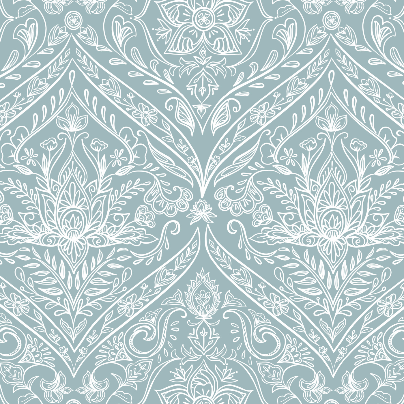 Lotus Lace Wallpaper