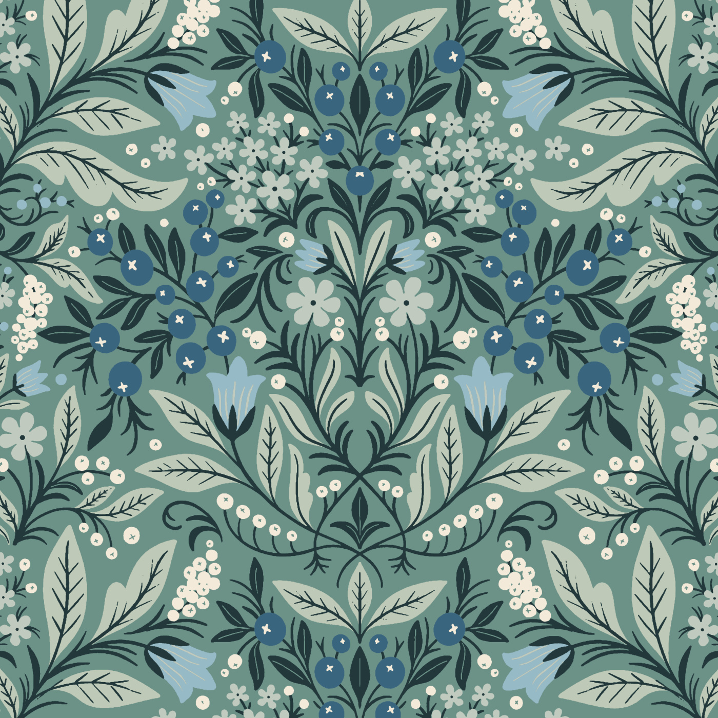 Floral Abundance Wallpaper
