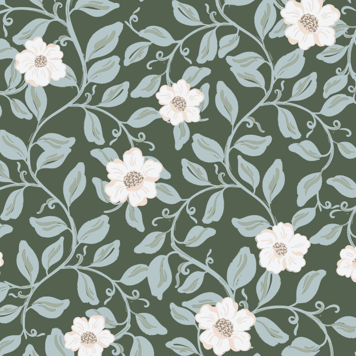 Our Delicate Vignettes Peel And Stick Removable Wallpaper brings the whimsical look of nature to any wall in your home.