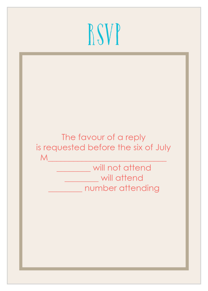Flying Banner Response Cards