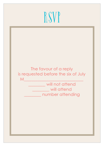 Flying Banner Response Cards