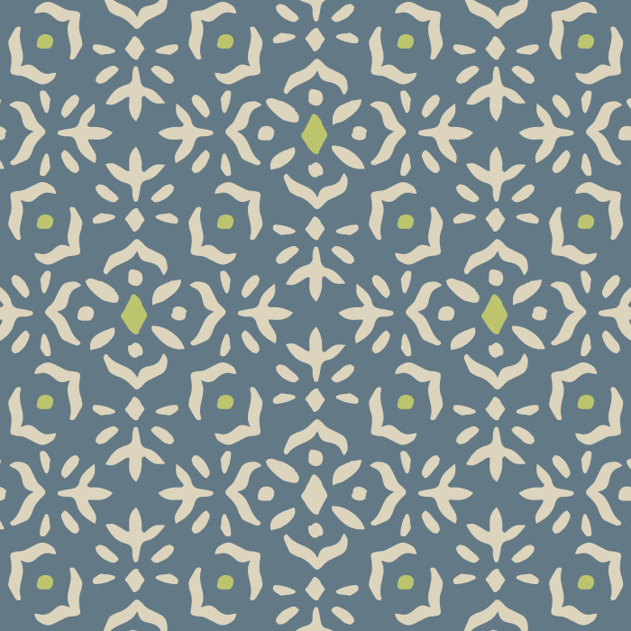 Create a beautiful interior with our Quilted Florets Peel and Stick Removable Wallpaper. 
