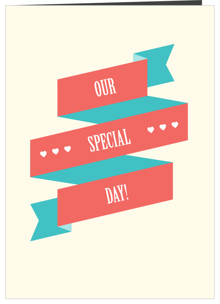 Flying Banner Wedding Programs