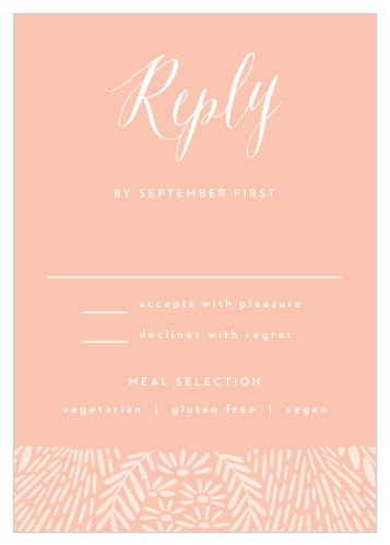 Floral Wreath Response Cards