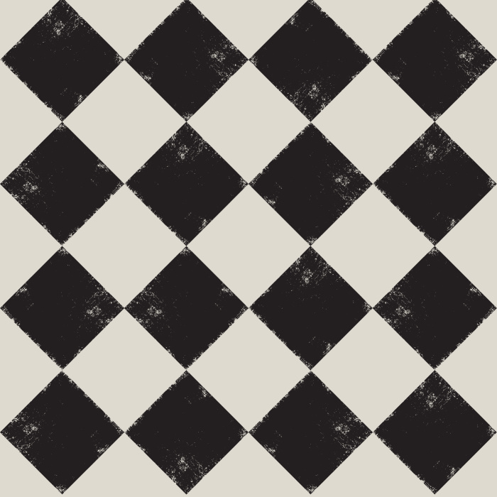 Add a retro vibe to any wall in your home with our Six Inch Checkerboard Diamonds Peel and Stick Wallpaper.