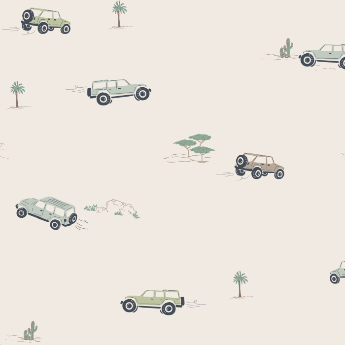 Fuel your love of adventure with our Safari Trek Peel and Stick Removable Wallpaper.