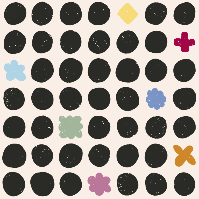 Spice up your space with our Odd One Out Peel and Stick Removable Wallpaper.