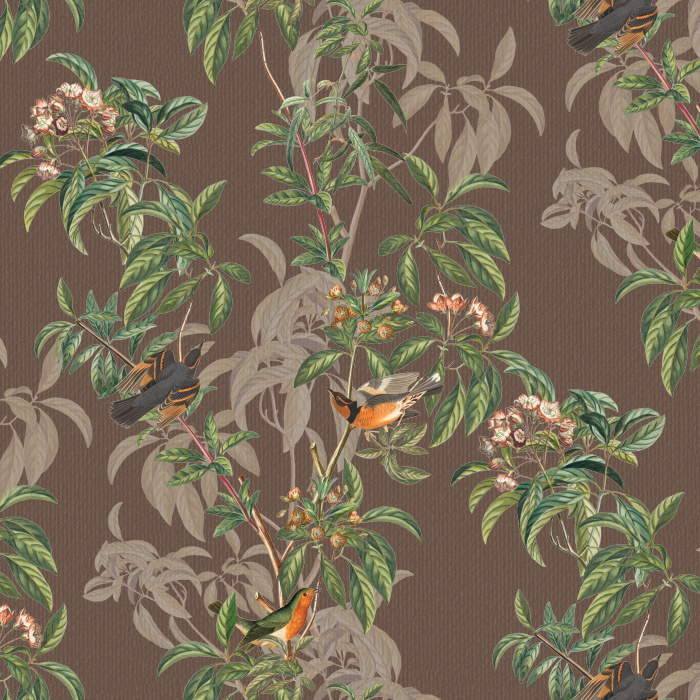Reinvigorate your space with our Audubon Summer Peel and Stick Removable Wallpaper. 