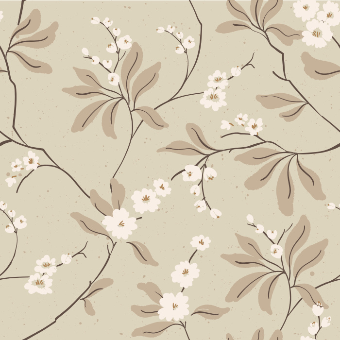 Create a stunning visual highlight with our Spring Branches Peel and Stick Removable Wallpaper. 