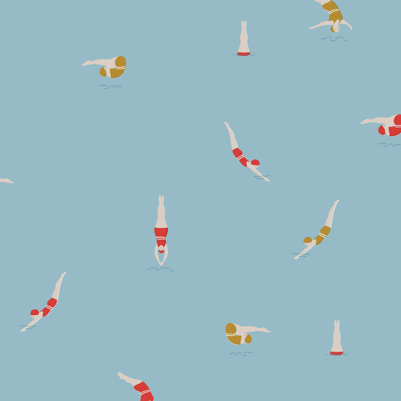 Darling Divers Wallpaper