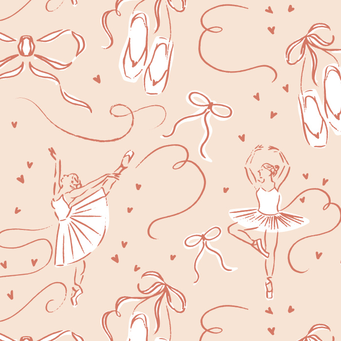 Transform your walls with the delicate beauty of our Twirling Ballerinas Peel And Stick Removable Wallpaper. 