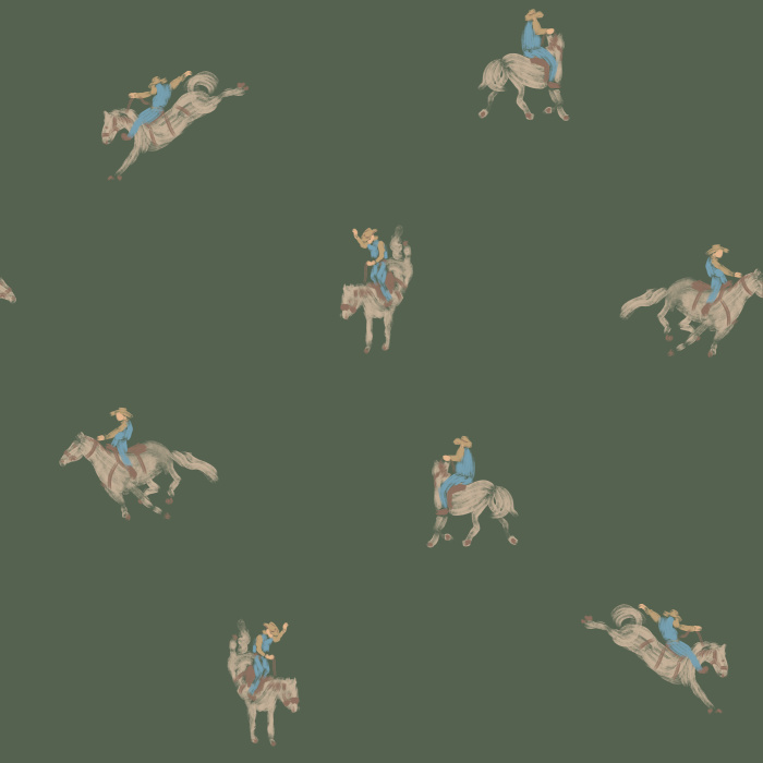 Capture the rustic charm of the ranch with our Painterly Rodeo Peel And Stick Removable Wallpaper.