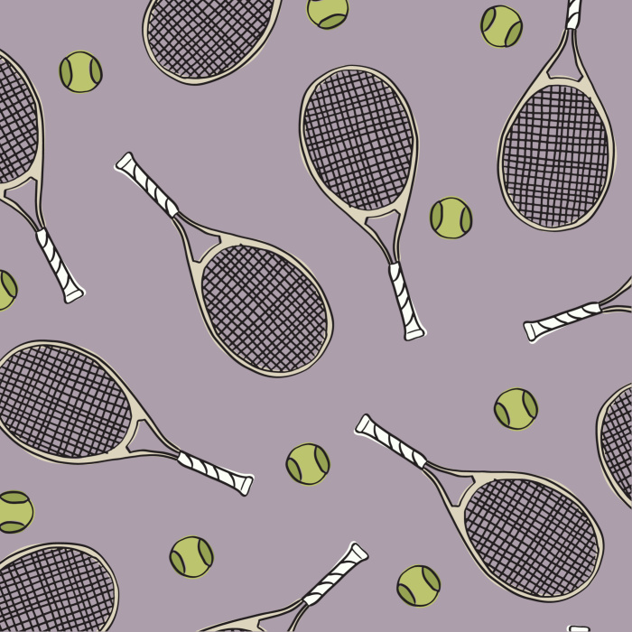 Our Textured Rackets Peel And Stick Removable Wallpaper serves a playful, sporty look to any wall in your home. 