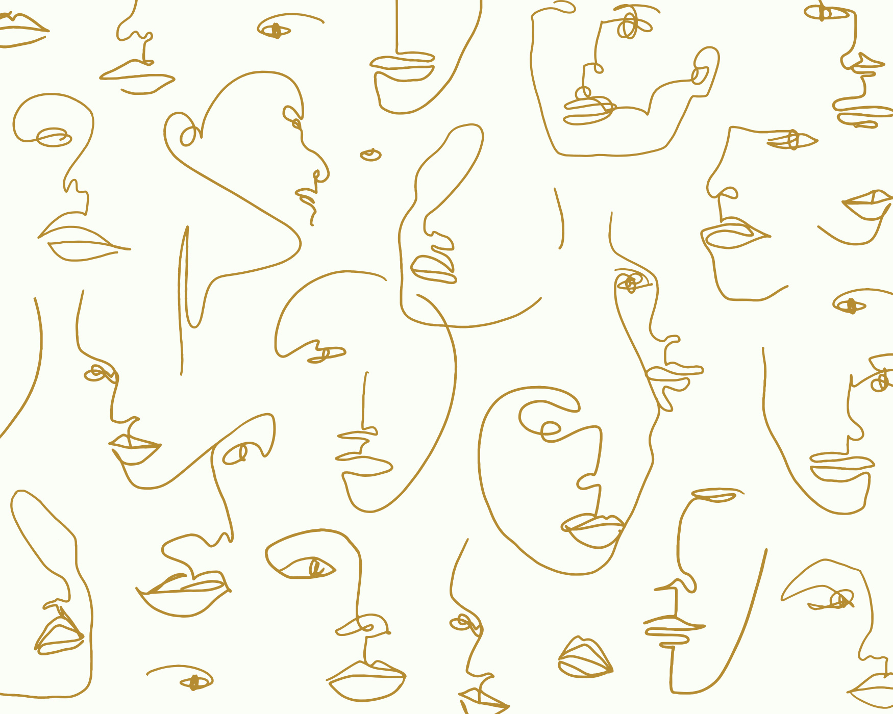 Vogue Faces Mural
