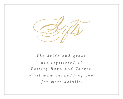 Simple Border Registry Cards