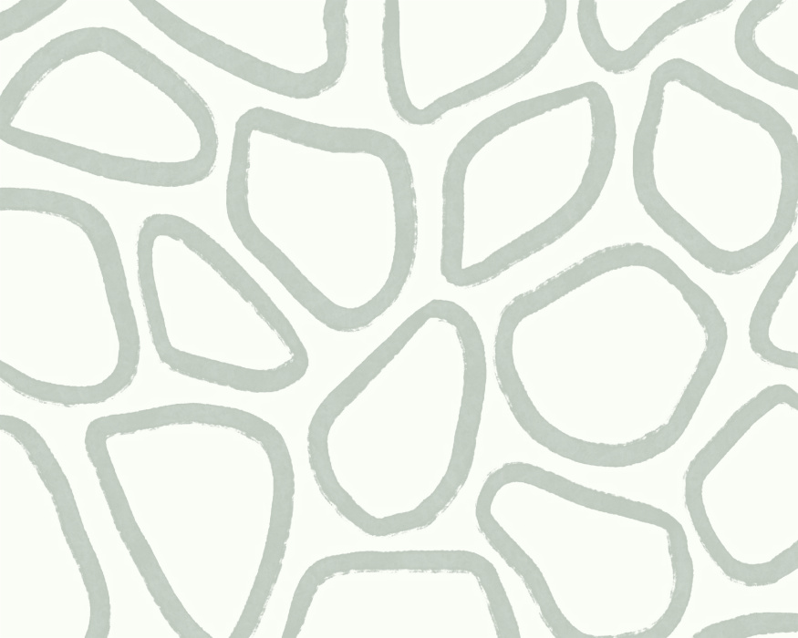 Transform your wall with the Spotted Brushstrokes Mural, a modern and artistic design inspired by the natural shapes of scattered stones.