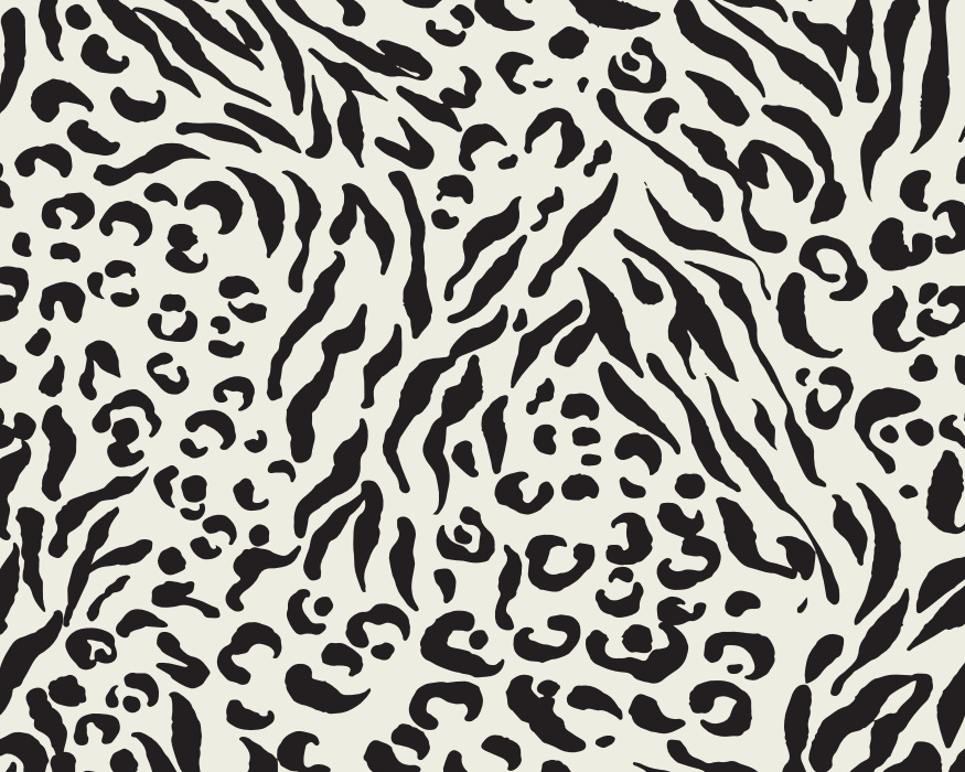 Give your home an exciting flair with our Wildcat Print Peel and Stick Mural.