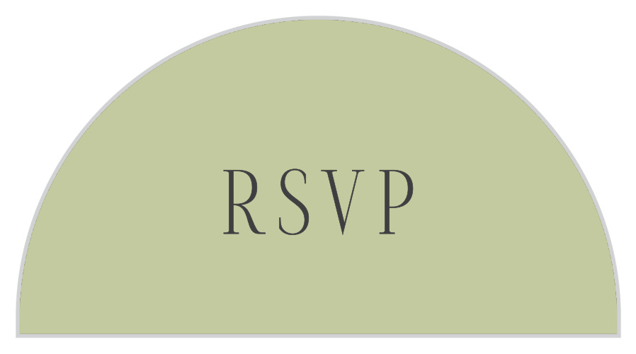 Charming Foliage Wedding Arch Accent Cards
