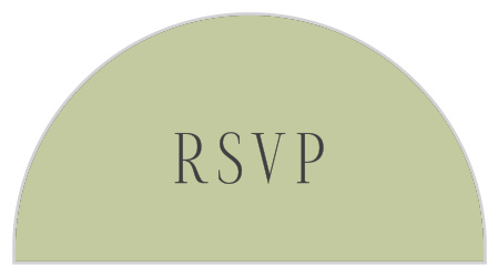 Charming Foliage Wedding Arch Accent Cards