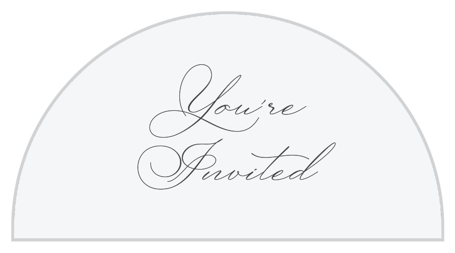 Love Story Wedding Arch Accent Cards