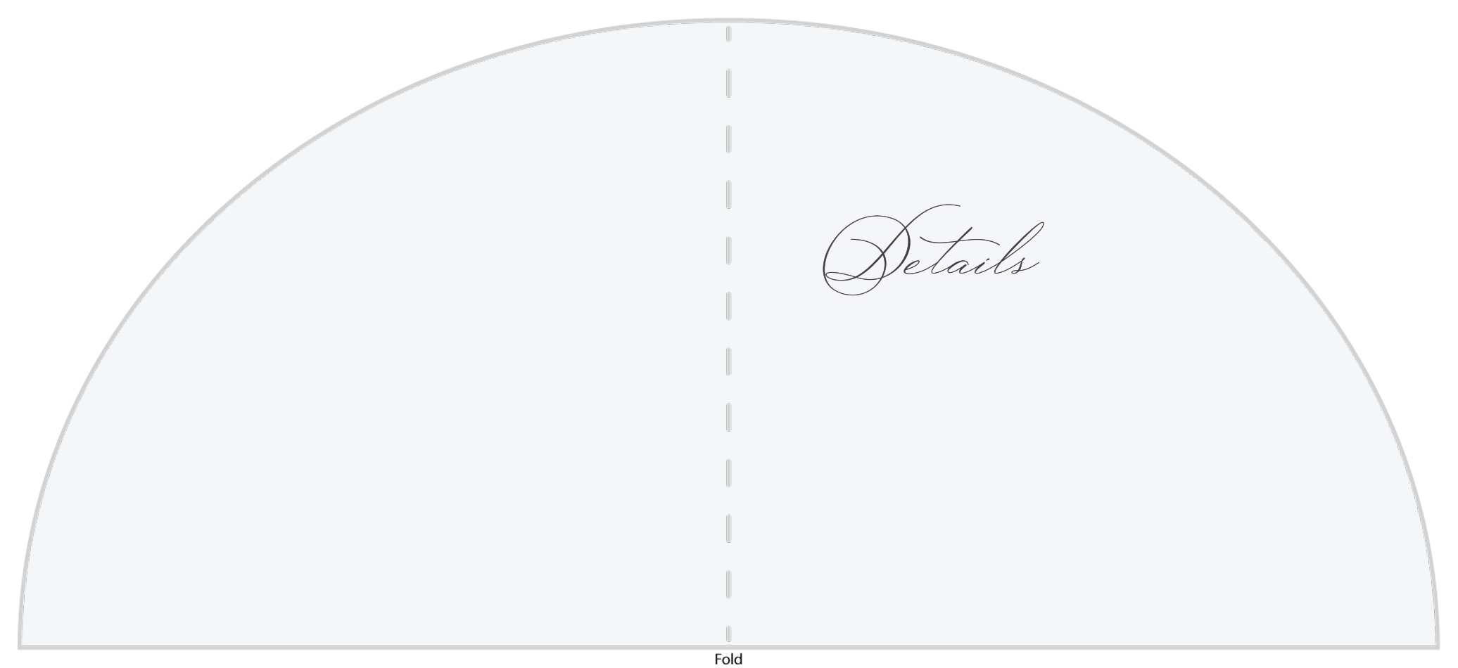 Love Story Wedding Arch Detail Cards