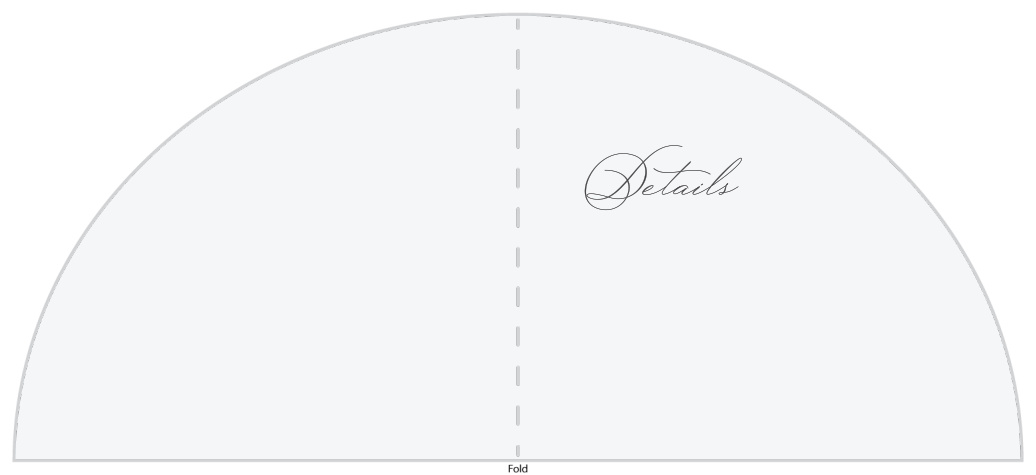 Love Story Wedding Arch Detail Cards