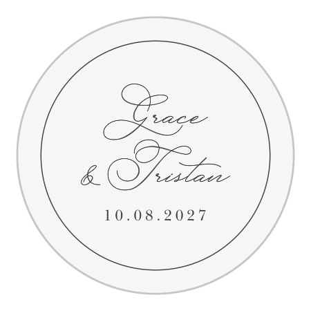 Love Story Wedding Arch Stickers