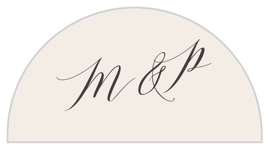 Handwritten Love Wedding Arch Accent Cards